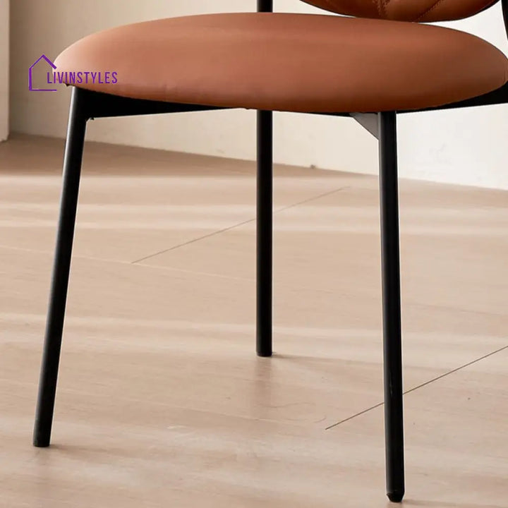 Trishaali Metal Dining Chair | Stainless Steel