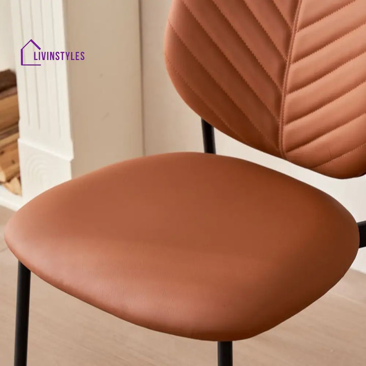 Trishaali Metal Dining Chair | Stainless Steel