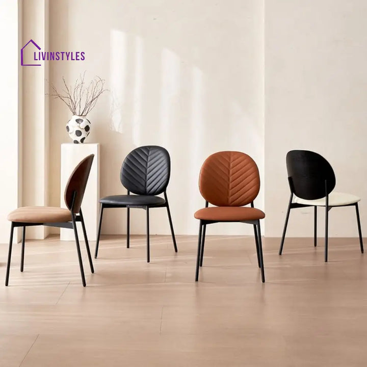 Trishaali Metal Dining Chair | Stainless Steel