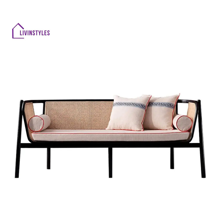 Trishaali Solid Wood 3 Seater Sofa for Living Room