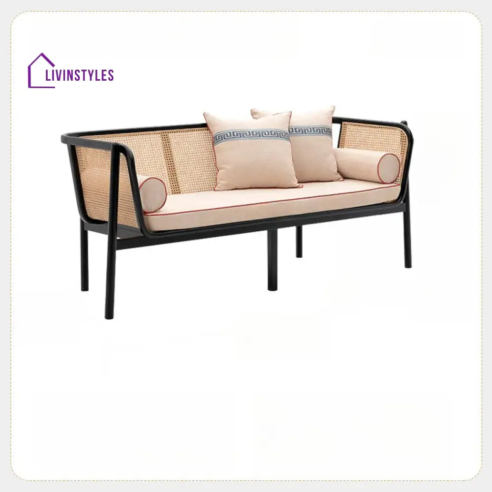 Trishaali Solid Wood 3 Seater Sofa for Living Room