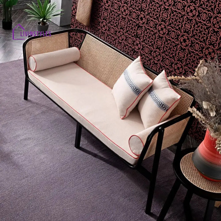 Trishaali Solid Wood 3 Seater Sofa for Living Room