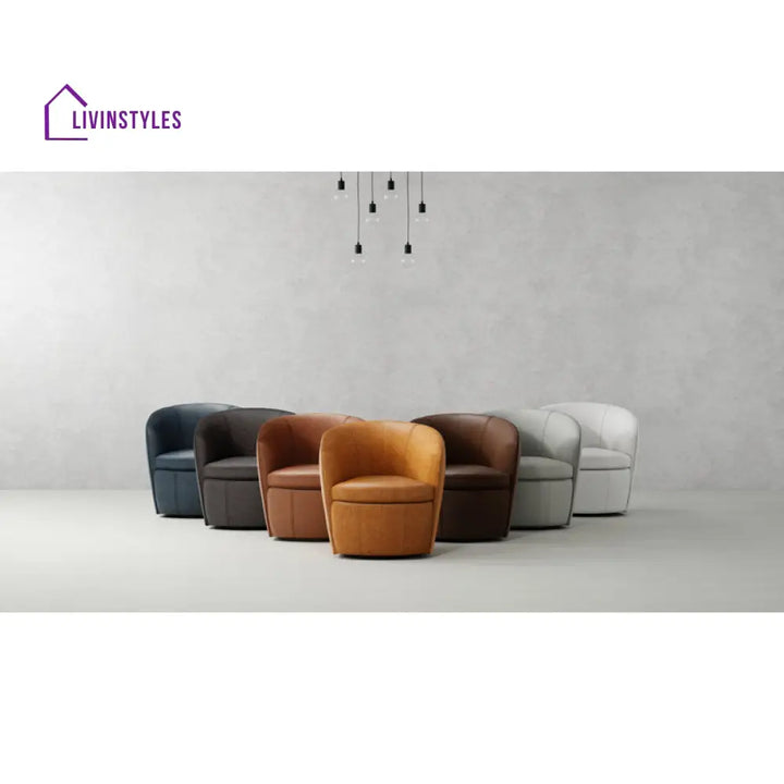 Trivina Solid Wood and Fabric Arm Chair | Living Room Chair | Lounge Chair