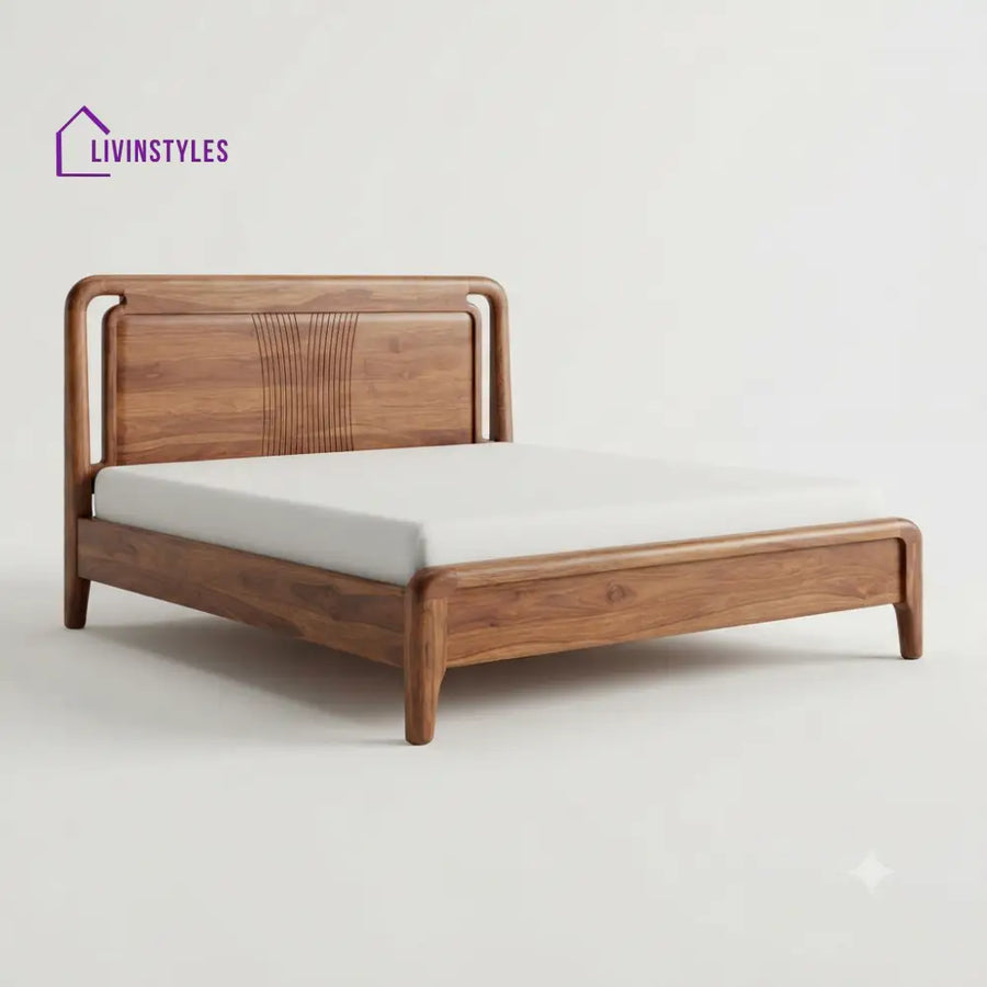Tshegofatso Wooden Double Bed | King Size Bed | Queen Size Bed - Bed Without Storage