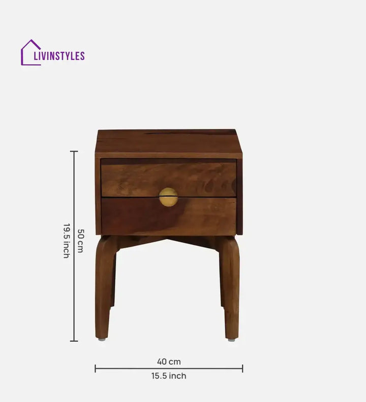 Tulsi Solid Wood Bedside Table Bedroom Furniture Sets