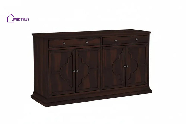 Tuyet Sheesham wood Cabinets and Sideboard (Walnut Finish)