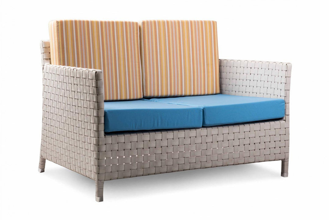 Tecla Outdoor Sofa Set 2 Seater , 2 Single seater and 1 Center Table (Off White)