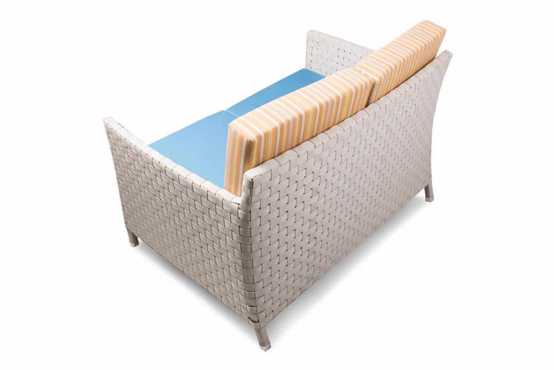 Tecla Outdoor Sofa Set 2 Seater , 2 Single seater and 1 Center Table (Off White)