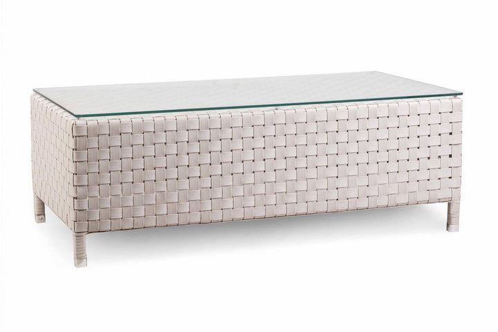 Tecla Outdoor Sofa Set 2 Seater , 2 Single seater and 1 Center Table (Off White)