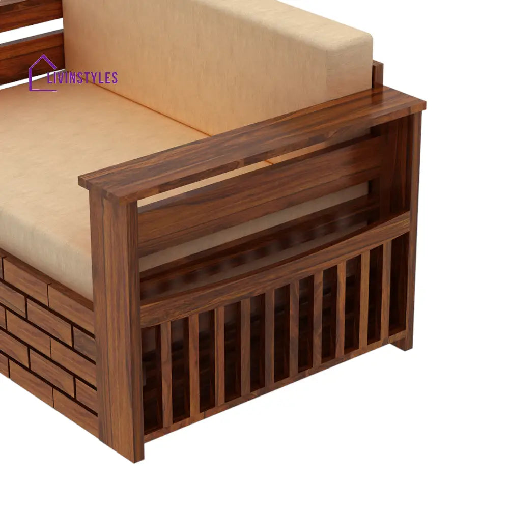 Harding 2 Seater Sofa Cum Bed Sheesham Wood