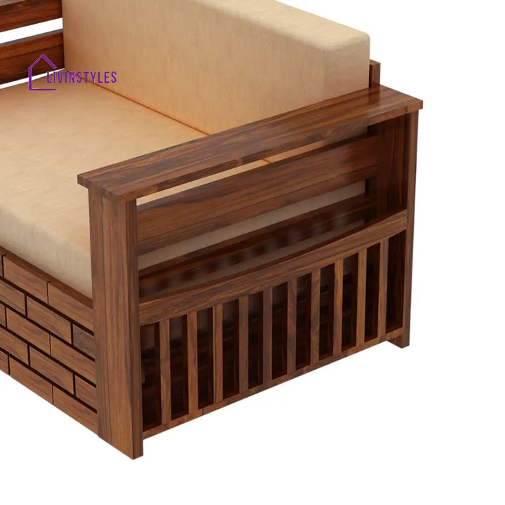 Harding 2 Seater Sofa Cum Bed Sheesham Wood