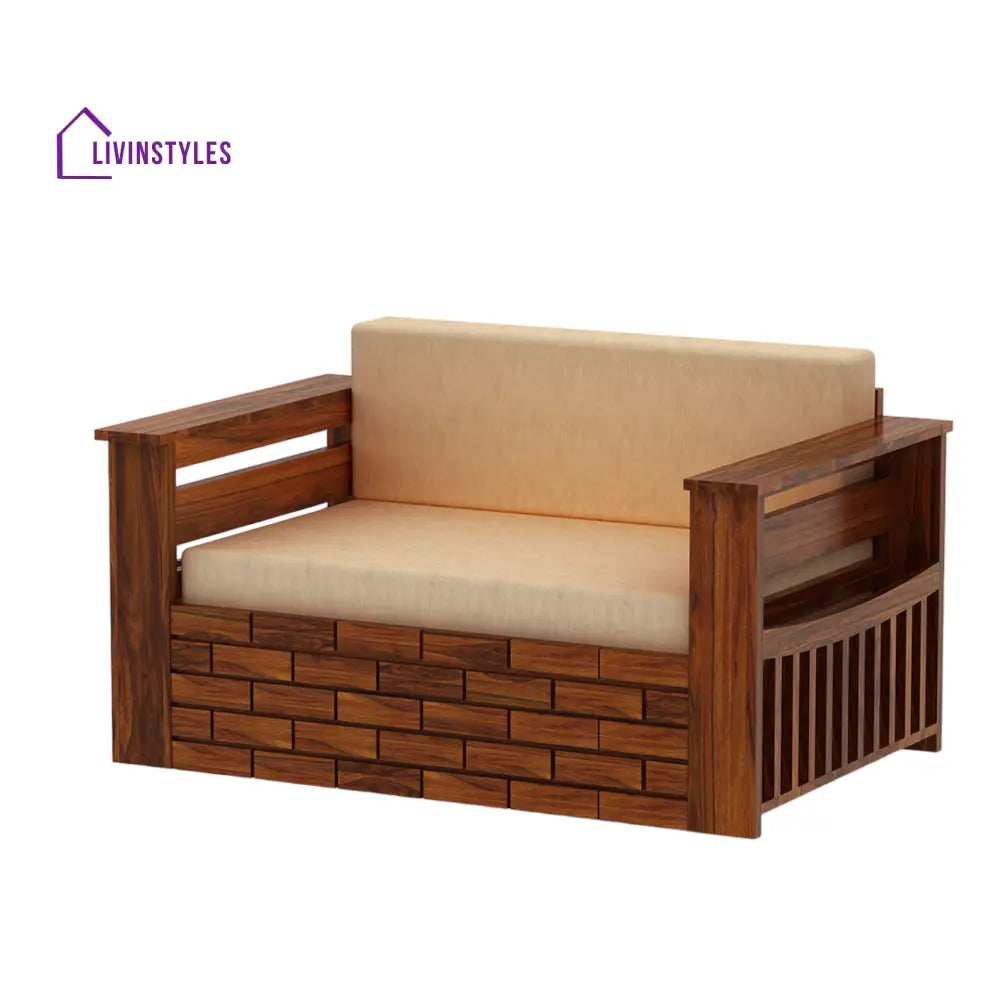 Harding 2 Seater Sofa Cum Bed Sheesham Wood