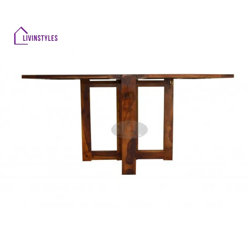 Uber Dining Table Stripped Top - Honey