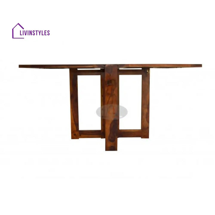 Uber Dining Table Stripped Top - Honey