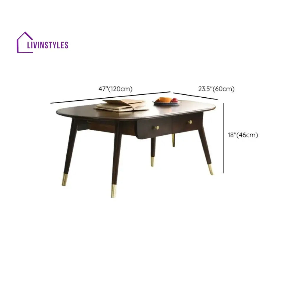 Uday Solid Wood Coffee Table for Living Room