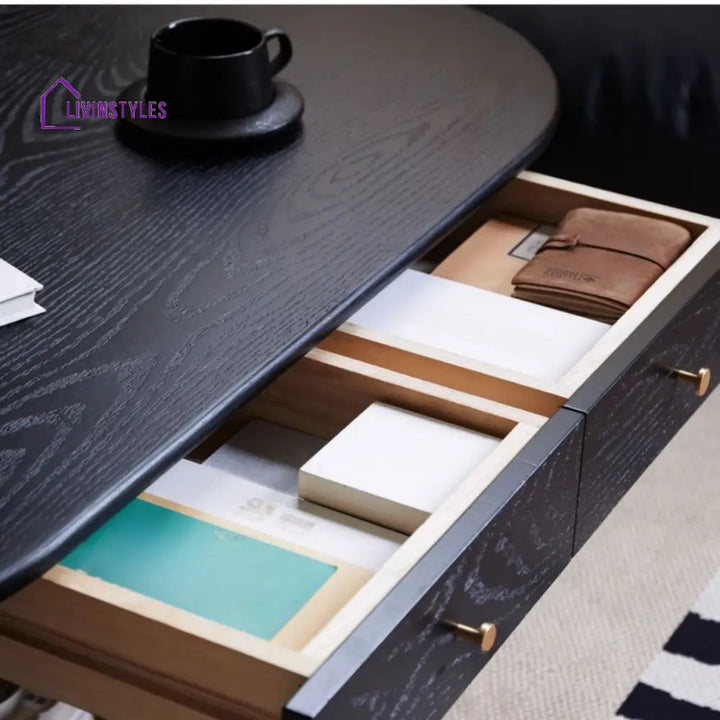 Uday Solid Wood Coffee Table for Living Room