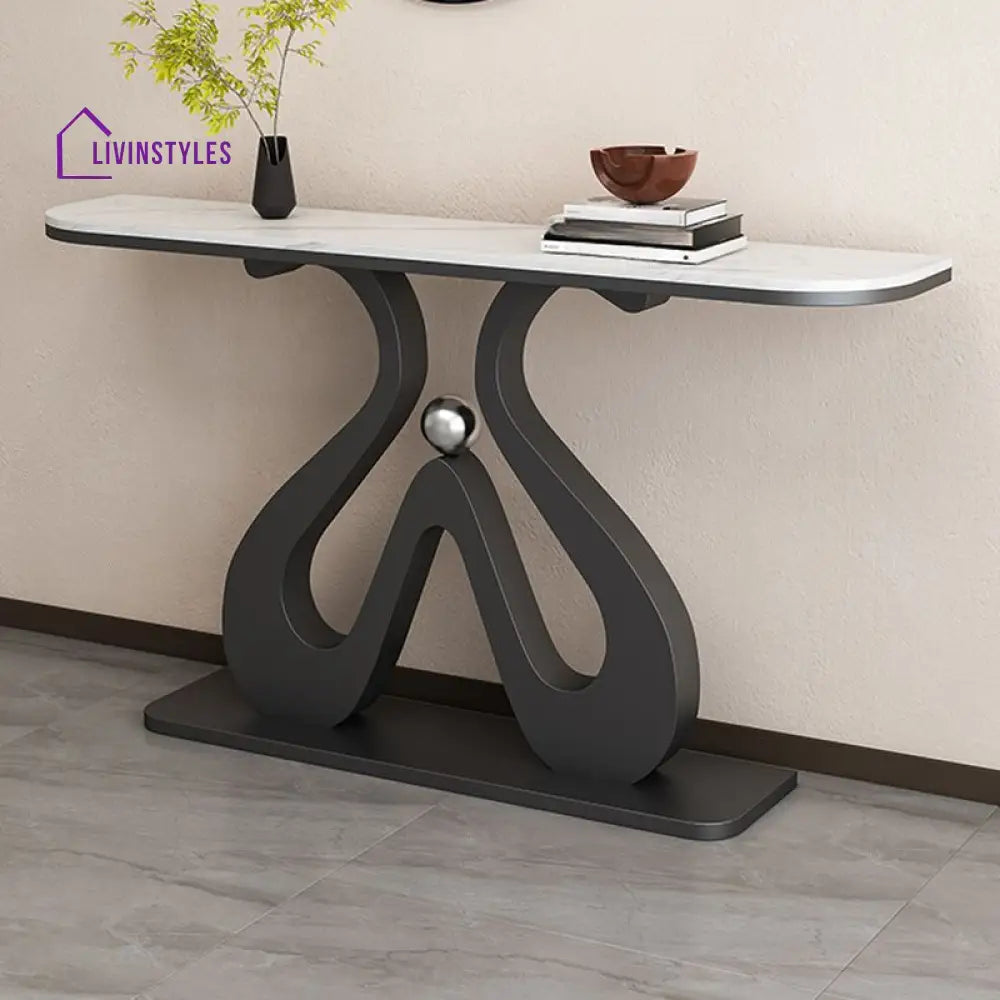 Uddhav Stainless Steel Living Room Console Table