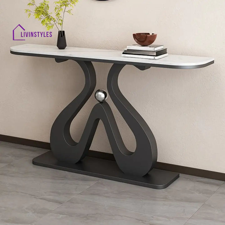 Uddhav Stainless Steel Living Room Console Table