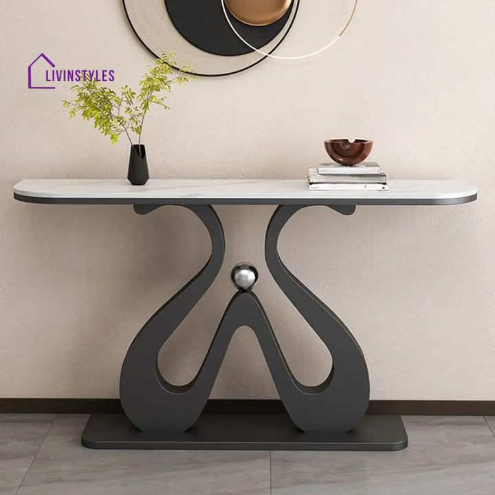Uddhav Stainless Steel Living Room Console Table