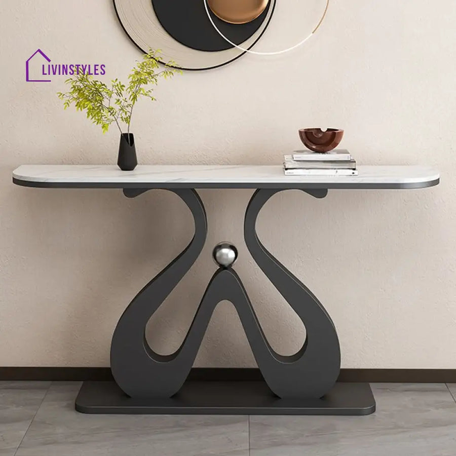 Uddhav Stainless Steel Living Room Console Table