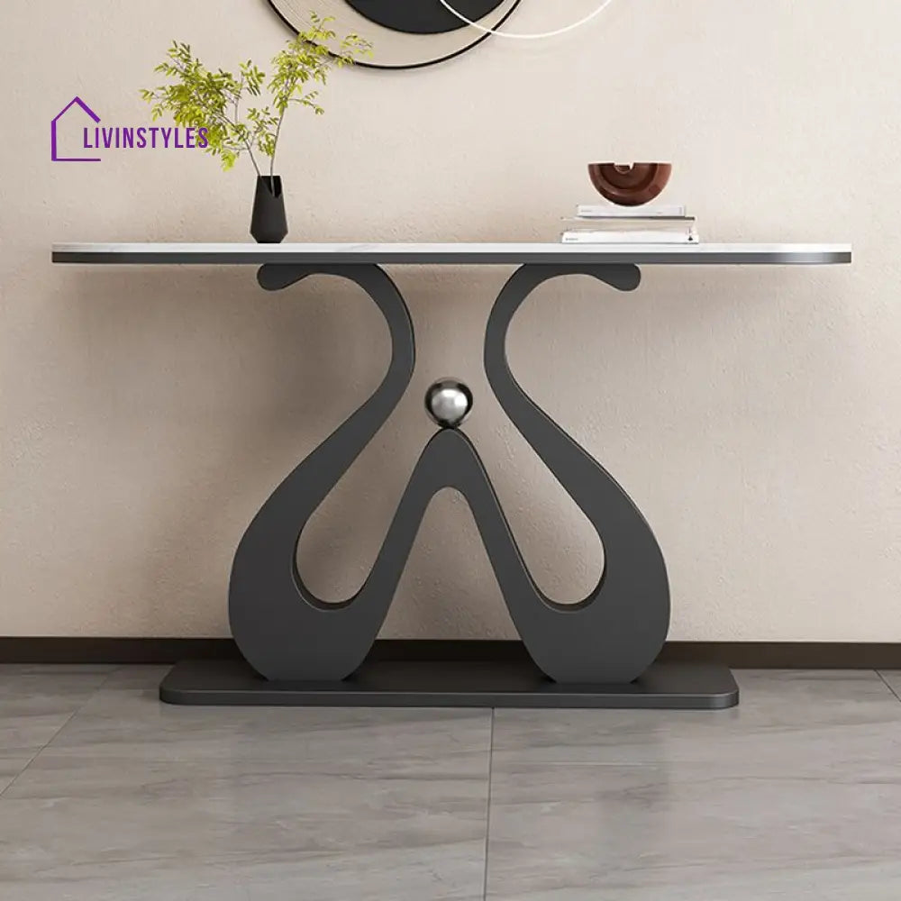 Uddhav Stainless Steel Living Room Console Table