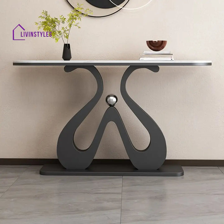 Uddhav Stainless Steel Living Room Console Table