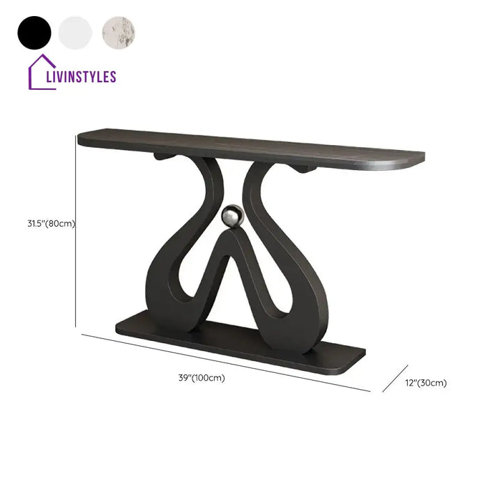 Uddhav Stainless Steel Living Room Console Table