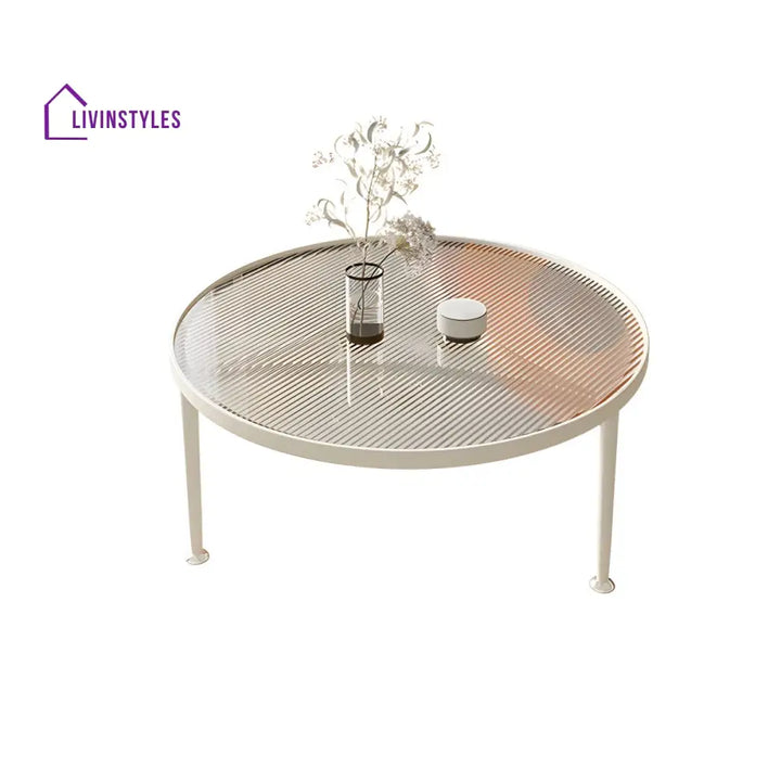 Ujala Stainless Steel Coffee Table for Living Room