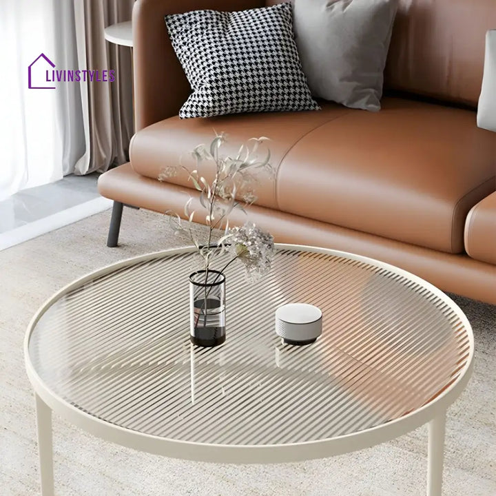 Ujala Stainless Steel Coffee Table for Living Room