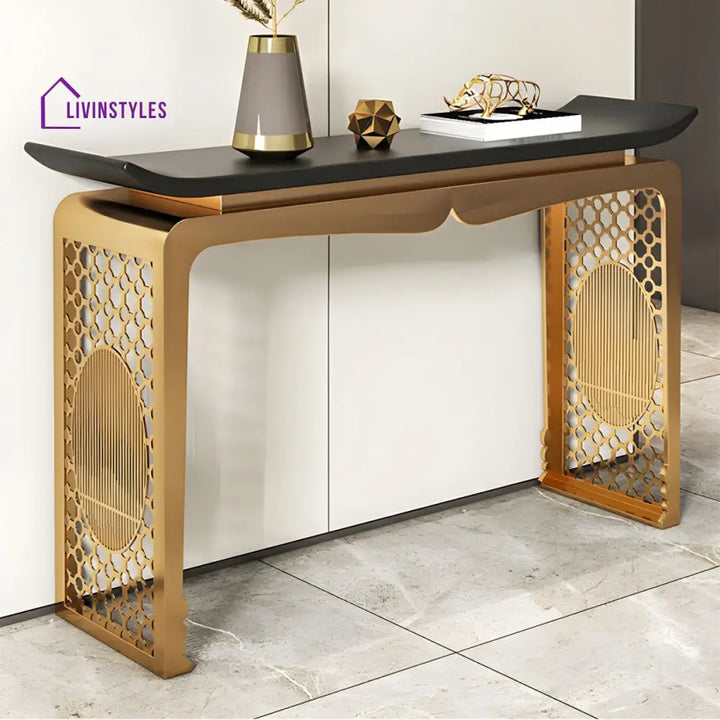 Ujjit Stainless Steel Living Room Console Table