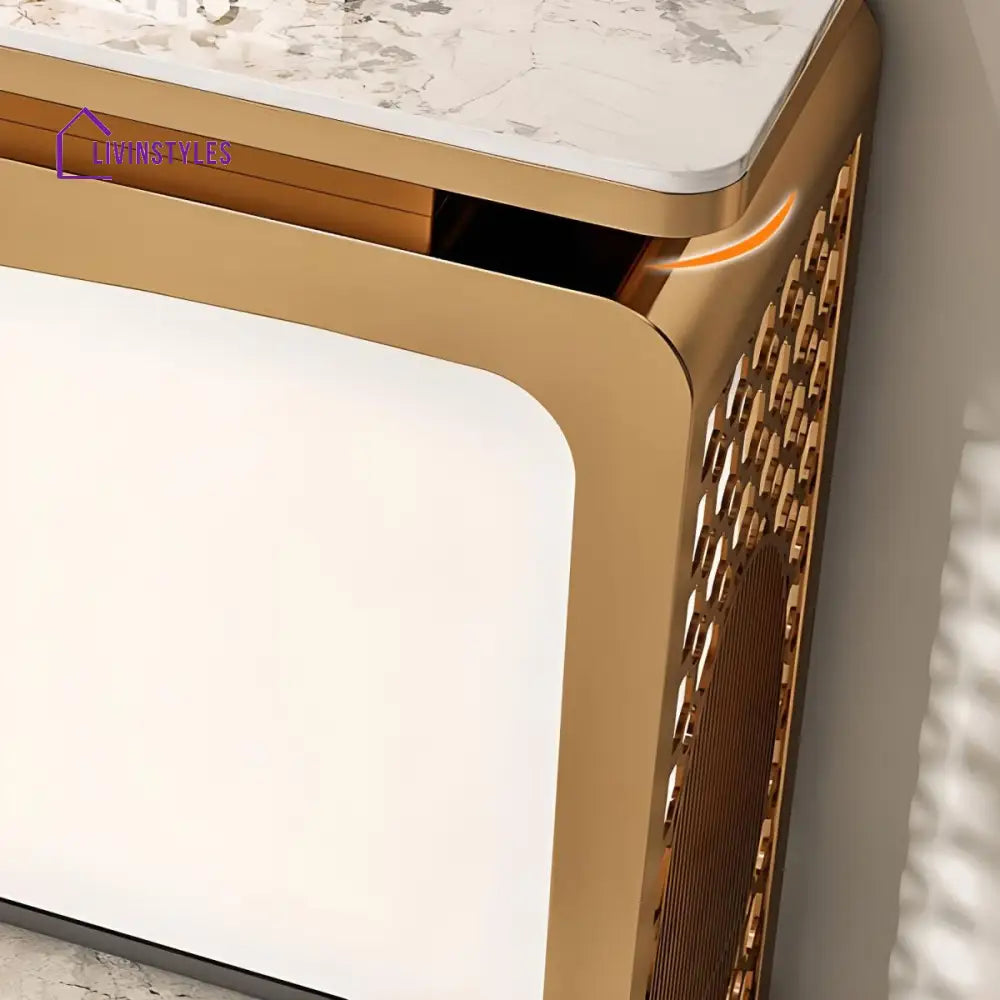 Ujjit Stainless Steel Living Room Console Table
