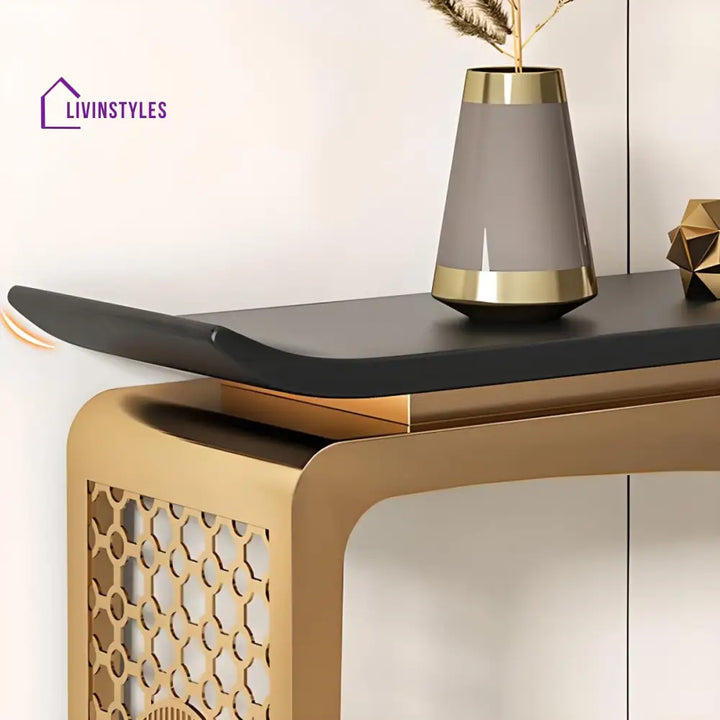 Ujjit Stainless Steel Living Room Console Table