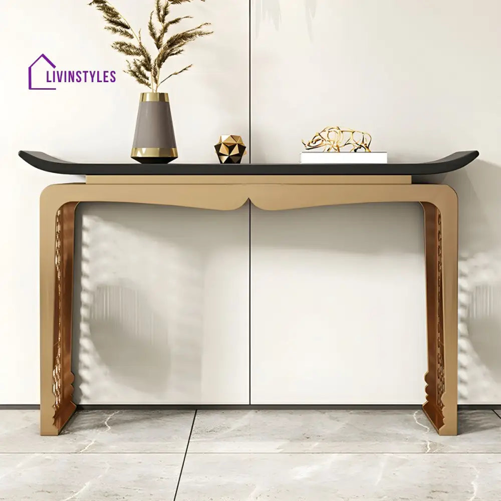 Ujjit Stainless Steel Living Room Console Table