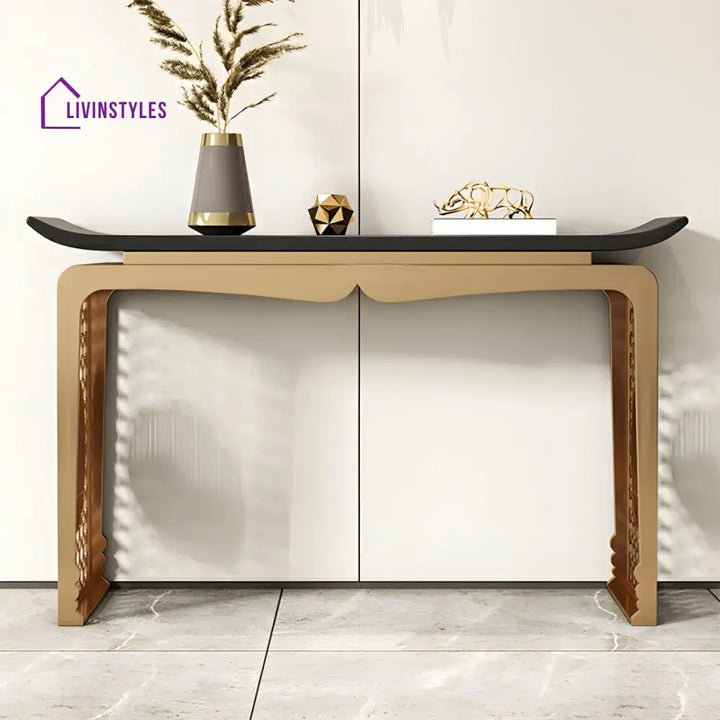 Ujjit Stainless Steel Living Room Console Table