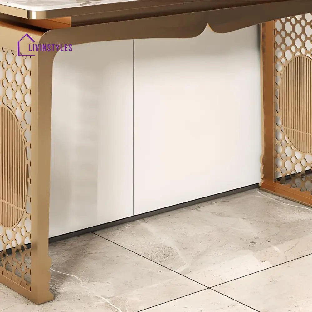 Ujjit Stainless Steel Living Room Console Table