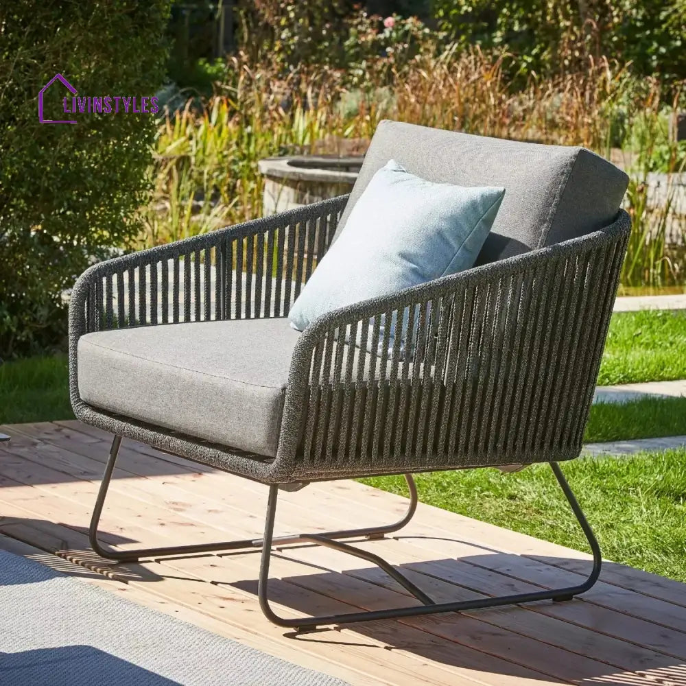 Ujjwala 4 Piece Outdoor All-Weather Rope Sofa Set - Sofa Set
