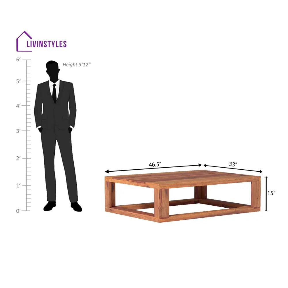 Ulyana lounger Wooden Sofa Set with Coffee Table sofa