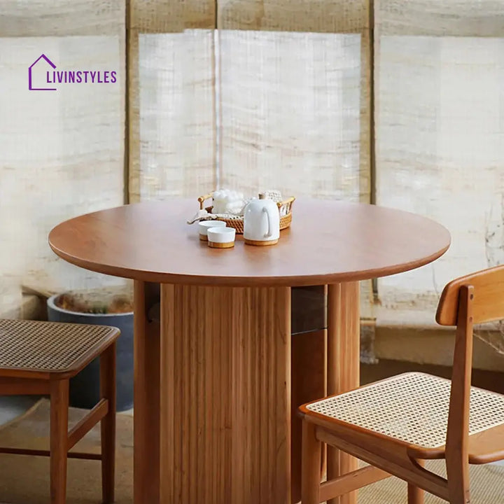 Ulyana Solid Wood 4 Seater Dining Table