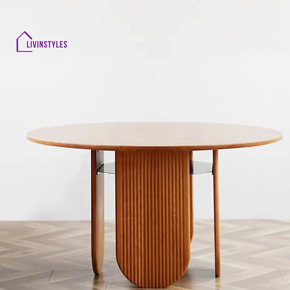 Ulyana Solid Wood 4 Seater Dining Table