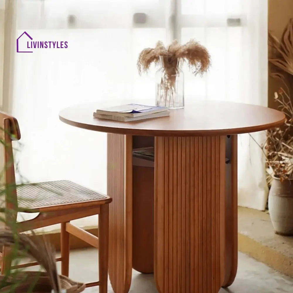 Ulyana Solid Wood 4 Seater Dining Table