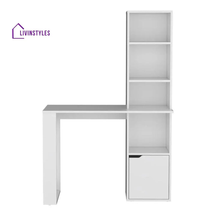 Ulyana White Study Table for Students