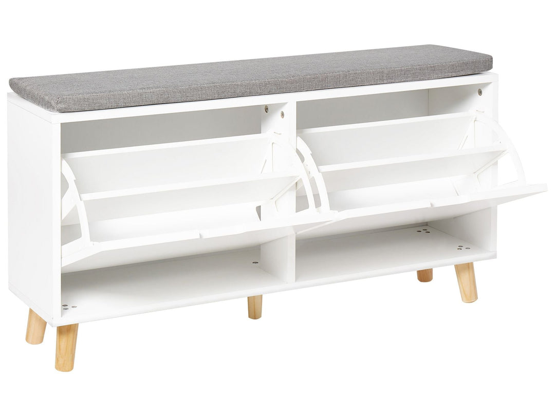 Omkarwood LuxeSit Shoe Rack & Bench