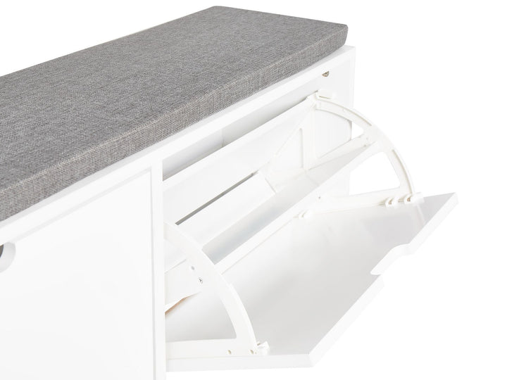 Omkarwood LuxeSit Shoe Rack & Bench