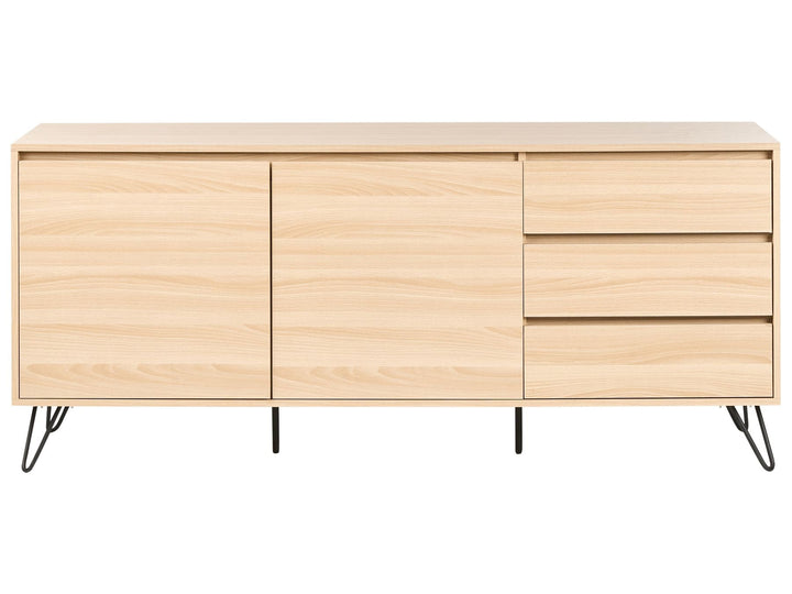 OmkarWood “Nordic Elegance” Premium Engineered Wood Sideboard Cabinet