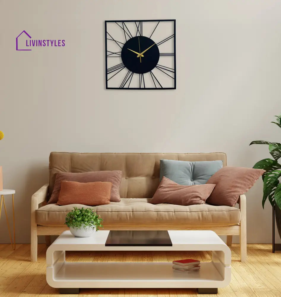 Unique Metal Wall Clock