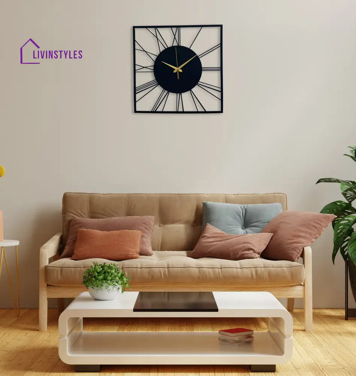 Unique Metal Wall Clock