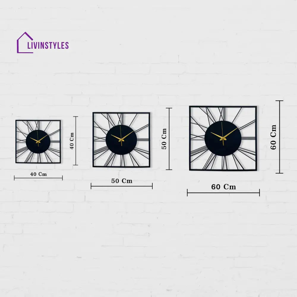 Unique Metal Wall Clock