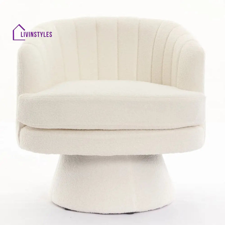 Urvashi Solid Wood and Fabric Arm Chair | Living Room Chair | Lounge Chair