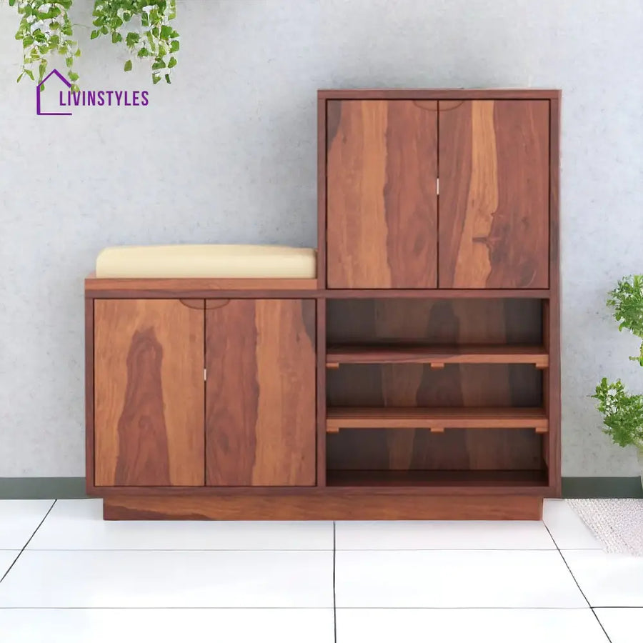 Urvashi Solid Wood Shoe Rack