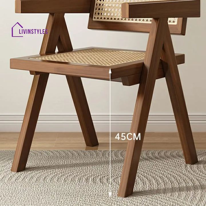 Urvashi Wooden Dining Chair | Sheesham Wood - Single Chair